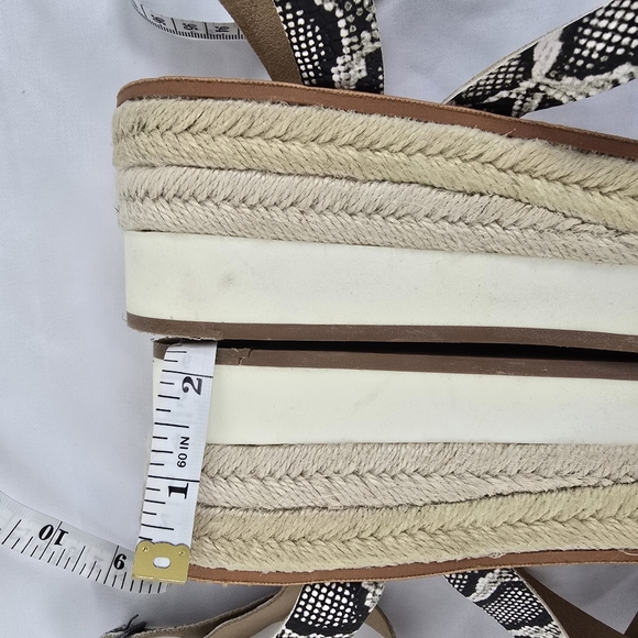 LUCKY Brand Jakina Natural Alamera Wedge Sandals Size 9.5M - Picture 12 of 15